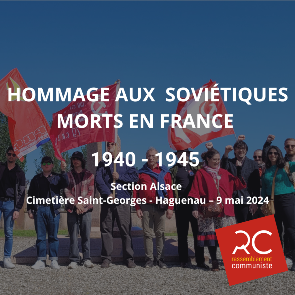 Hommage aux soviétiques morts en France entre 1940 et 1945
